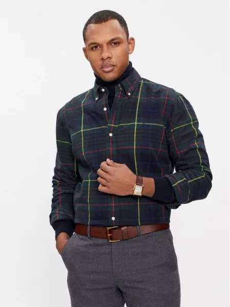 Srajca Polo Ralph Lauren z dolgimi rokavi keper zelena