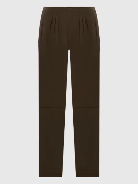 Штани кольору хакі з вовною Maison Margiela Mm6