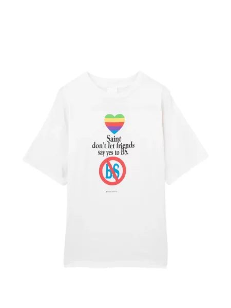 Tricou Saint Mxxxxxx cu imagine alb