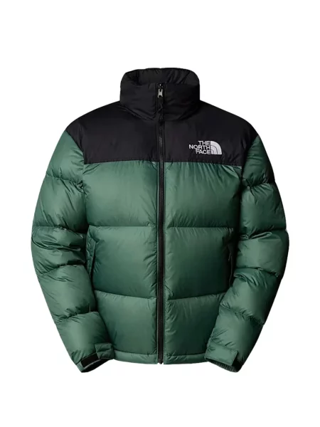 Geacă cu puf The North Face cu glugă verde