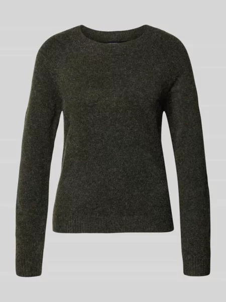 Sweter o kroju regular fit z okrągłym dekoltem model DOFFY' Vero Moda