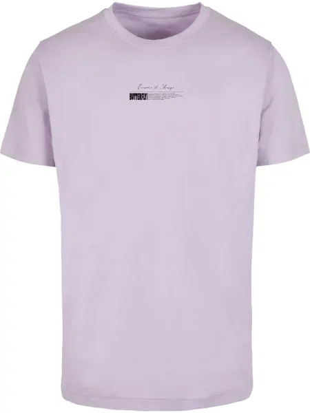 Mister Tee Tricou Become the Change mov deschis / mai multe culori