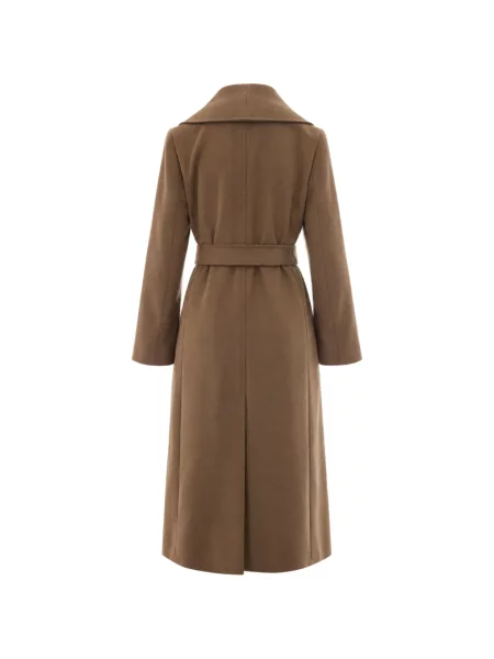 Palton Max Mara de lână plic maro