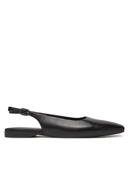 Balerinki Vagabond Shoemakers z otwartą piętą czarne
