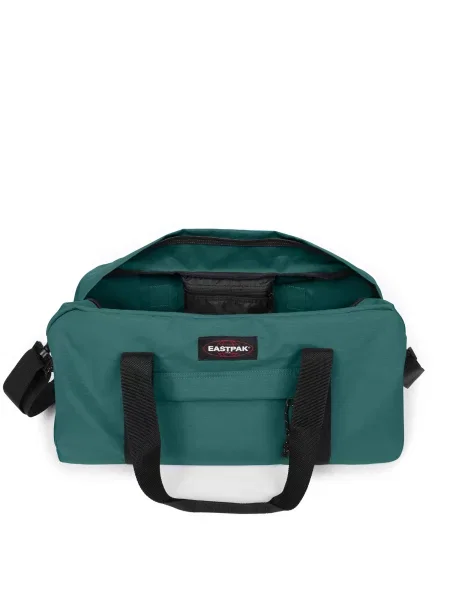 EASTPAK Víkendová taška Stand Cabin petrolejová / čierna biela