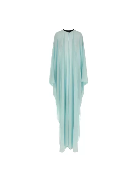 Sukienka Tom Ford skórzana niebieska