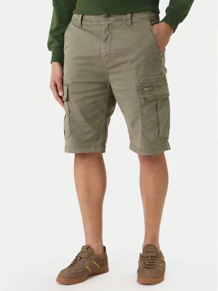 Tommy Jeans Σορτς υφασμάτινο Otis πράσινο