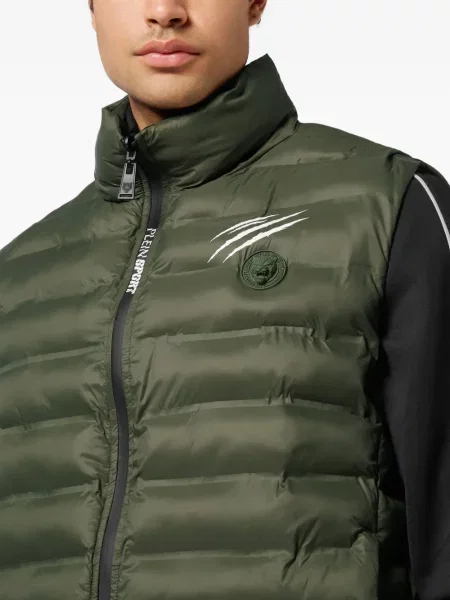 Елек Plein Sport с принт зелено