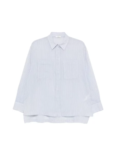 Koszula Peserico w paski niebieska