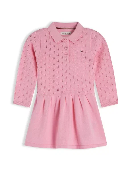 TOMMY HILFIGER Rochie Pointelle Fit And Flare' roz