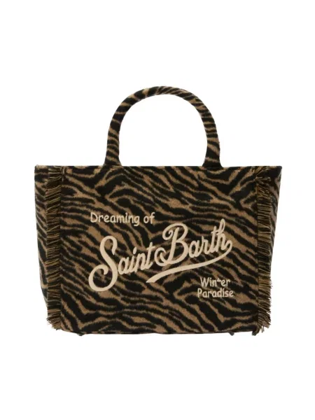 Shopperka Mc2 Saint Barth filcowa brązowa