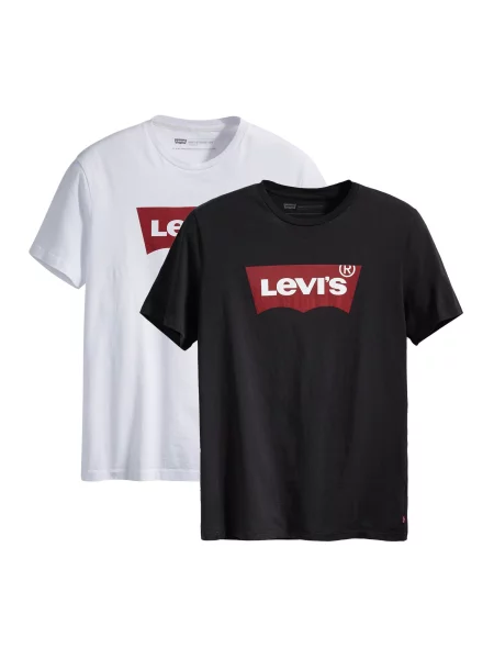LEVI'S ® Tričko červená / černá bílá