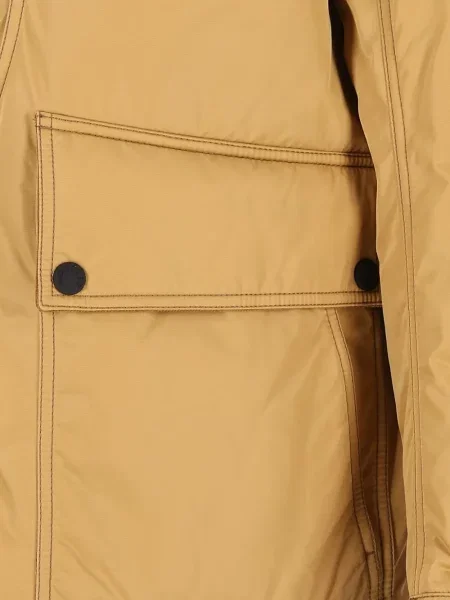 Gulerat geacă Moncler Grenoble de catifea cord