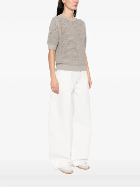 Tricou Drykorn tricotate gri