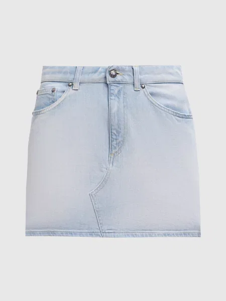 Джинсова спідниця Dondup блакитна