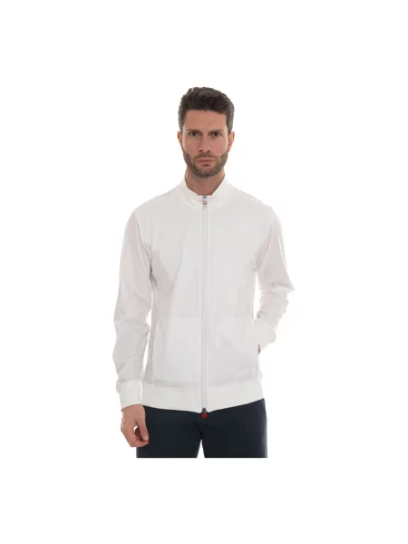 Bluza z kapturem Kiton z kapturem biała