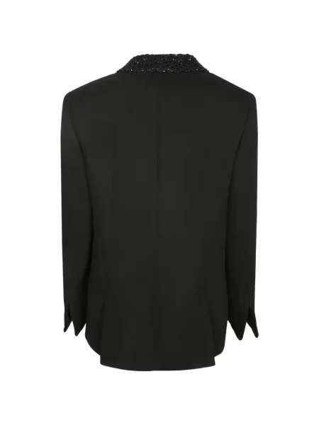Sacou Giorgio Armani cu rever negru
