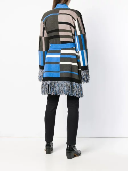 Cardigan Etro cu imagine cu imprimeu geometric maro