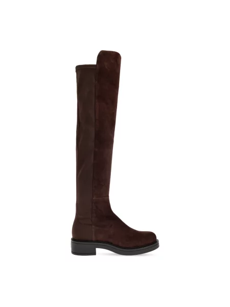 Kozaki Stuart Weitzman skórzane brązowe