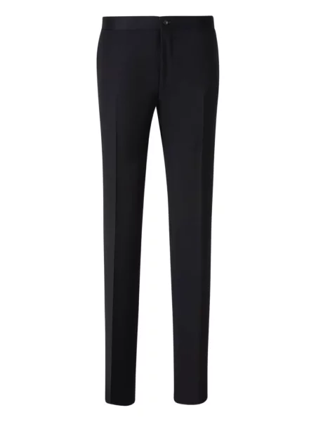 Pantaloni Canali de lână negru
