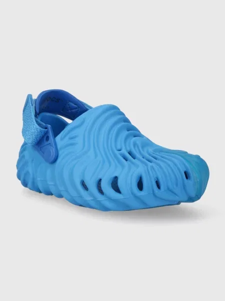 Шлепанцы Crocs голубые