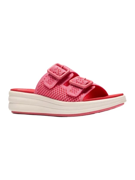 Klapki Clarks różowe