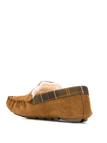 Papuci de casă Barbour din piele de oaie