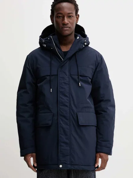 Парка Tommy Jeans зимен модел тъмносиньо