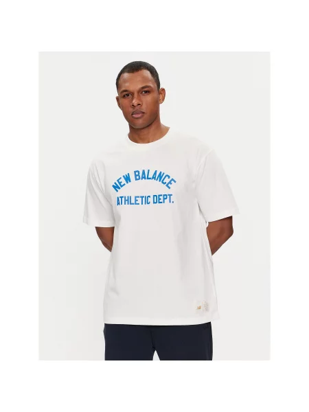New Balance Marškinėliai Greatest Hits Relaxed Fit balta