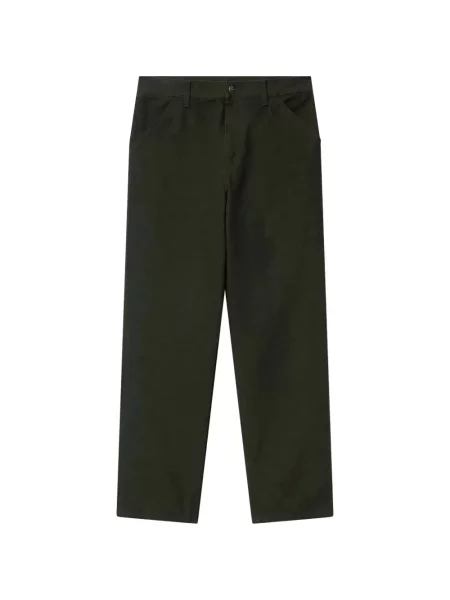Pantaloni Carhartt Wip din canvas verde