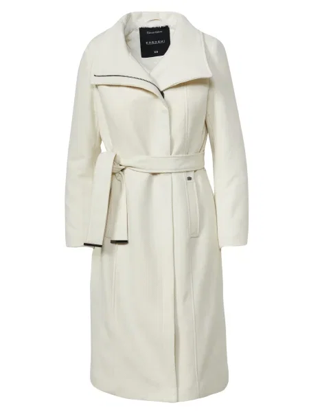 KOROSHI Palton de primăvară-toamnă murdar alb