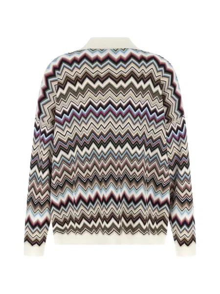 Tricou polo Missoni de lână