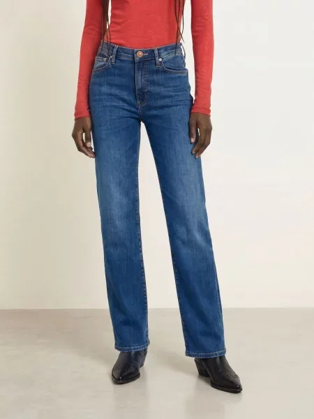 True Religion Rovné Džíny Shirley light blue modré