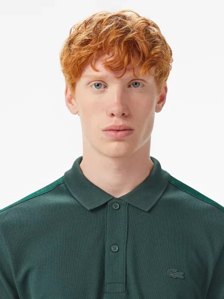 Поло Lacoste зелений