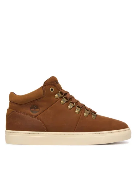 Sneakerși Timberland cu șireturi maro