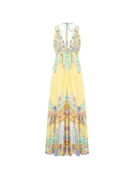 Rochie maxi Camilla galben