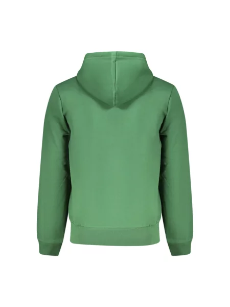 Lacoste bluza z kapturem gładka zielony