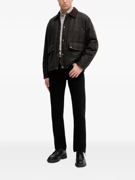 Lung cămașă Barbour din țesătură twill