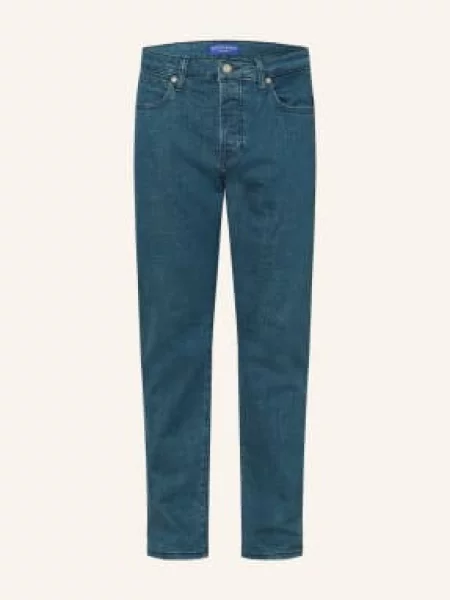 Scotch & Soda Jeansy The Zee O Regularnym Prostym Kroju blau granatowe