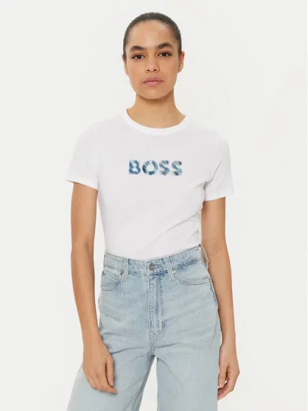 BOSS Marškinėliai C_Elogo balta