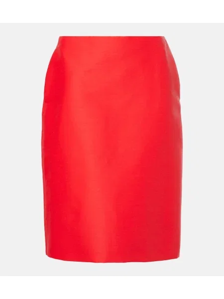Fustă tip creion The Row roșu