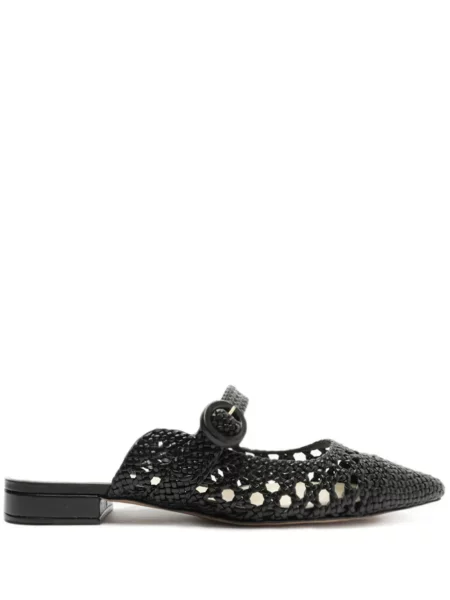 Papuci tip mules Alexandre Birman din piele negru