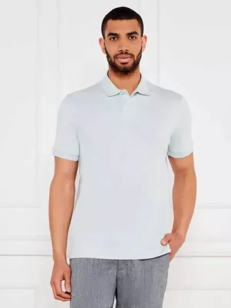 BOSS ORANGE Polo Pe_Interlock verde