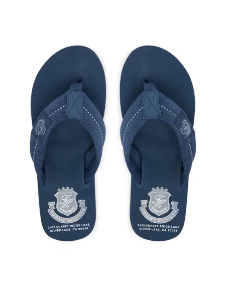 Japonki Tommy Hilfiger niebieskie