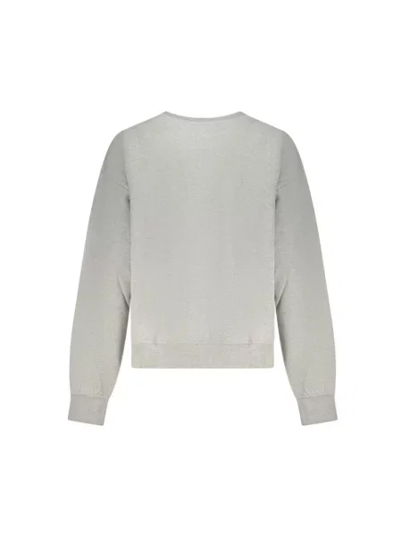 Bluza Calvin Klein z długim rękawem szara