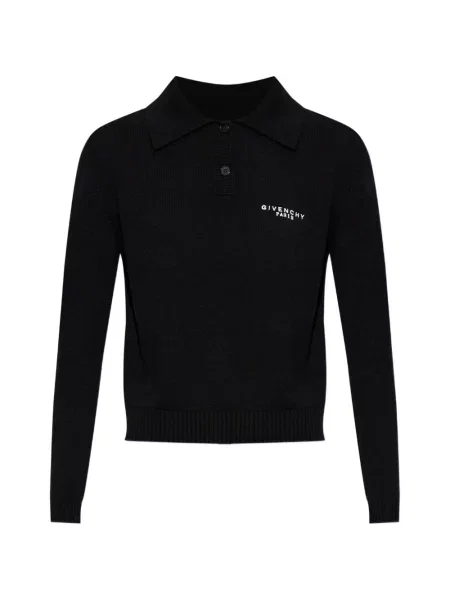 Top Givenchy cu broderie negru