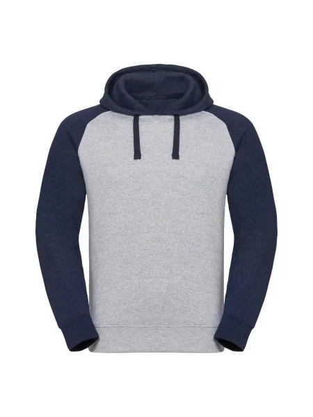 Суичър с качулка Russell с качулка сиво