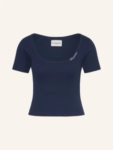 Claudie Pierlot Koszulka blau granatowa