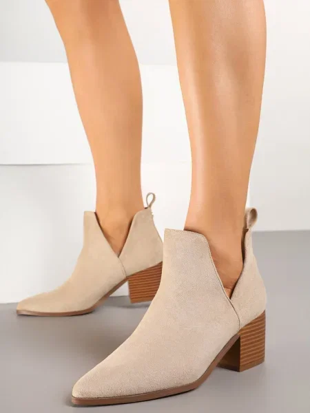 Botine Annavin închis bej