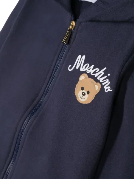 Džemperis su gobtuvu Moschino mėlyna